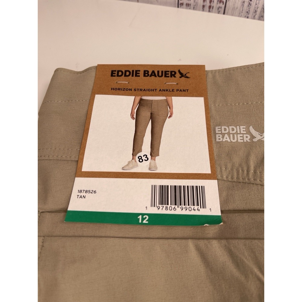 Eddie Bauer Women's Horizon, Straight Ankle Pants, Size 12